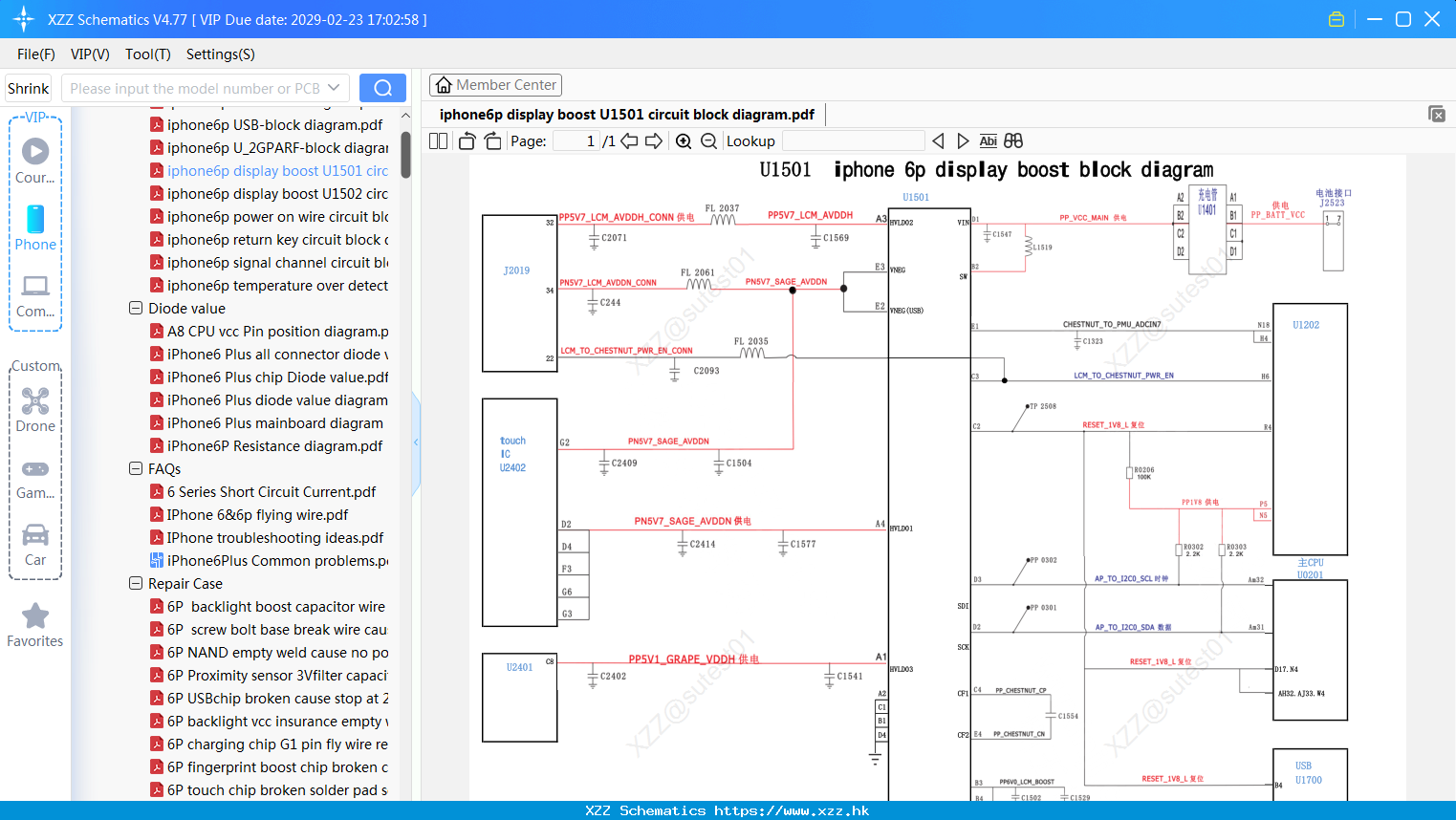 Iphone6p Display Boost U1501 Circuit Block Diagram